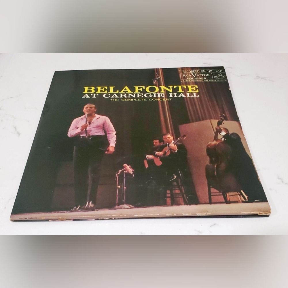 Belafonte At Carnegie Hall The Complete Concert 2 Record Album Vintage LP RCA